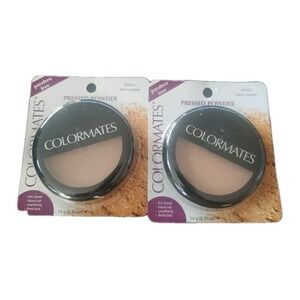 2 Colormates Pressed Powder - Terre Copper #62653  Paraben Free 10g/0.35 Oz